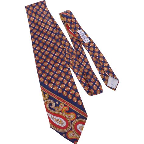 yves saint laurent silk tie